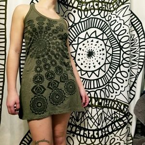 Small hippy bohemian tank dress